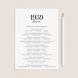 1959 Fun Facts Quiz with Answers Printable by LittleSizzle
