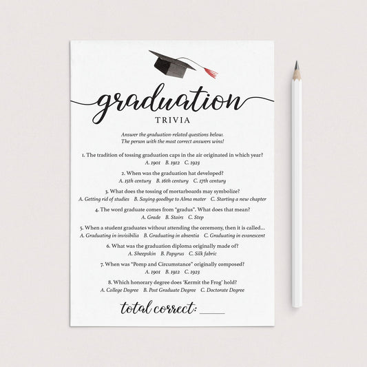 Graduation Trivia Questions and Answers by LittleSizzle