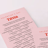Pink and Red Valentines Trivia Game with Answers
