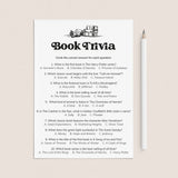 Printable Book Quiz Questions and Answers by LittleSizzle