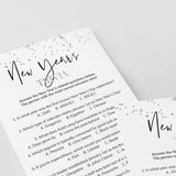 New Year Trivia with Answer Key Printable