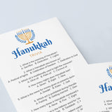 Chanukah Trivia Questions and Answers Printable