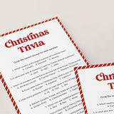 Fun Christmas Trivia and Answers Printable