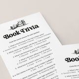 Printable Book Quiz Questions and Answers