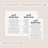 Printable Book Quiz Questions and Answers