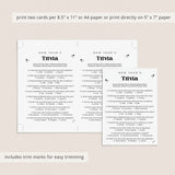 New Year's Eve Trivia Questions and Answers Printable