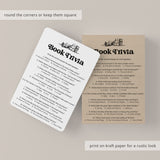 Printable Book Quiz Questions and Answers