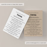 Printable Housewarming Party Trivia Questions and Answers