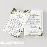 Christmas Dinner Party Trivia Games Printable