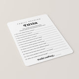 Family Reunion Trivia Questions Printable Icebreaker Game