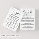 New Year Trivia with Answer Key Printable