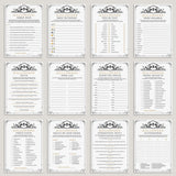 12 Halloween Party Games Adults Printable by LittleSizzle