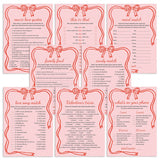 Coquette Valentines Games Bundle Printable by LittleSizzle