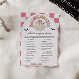 Boo Crew Bach Party Game What's On Your Phone