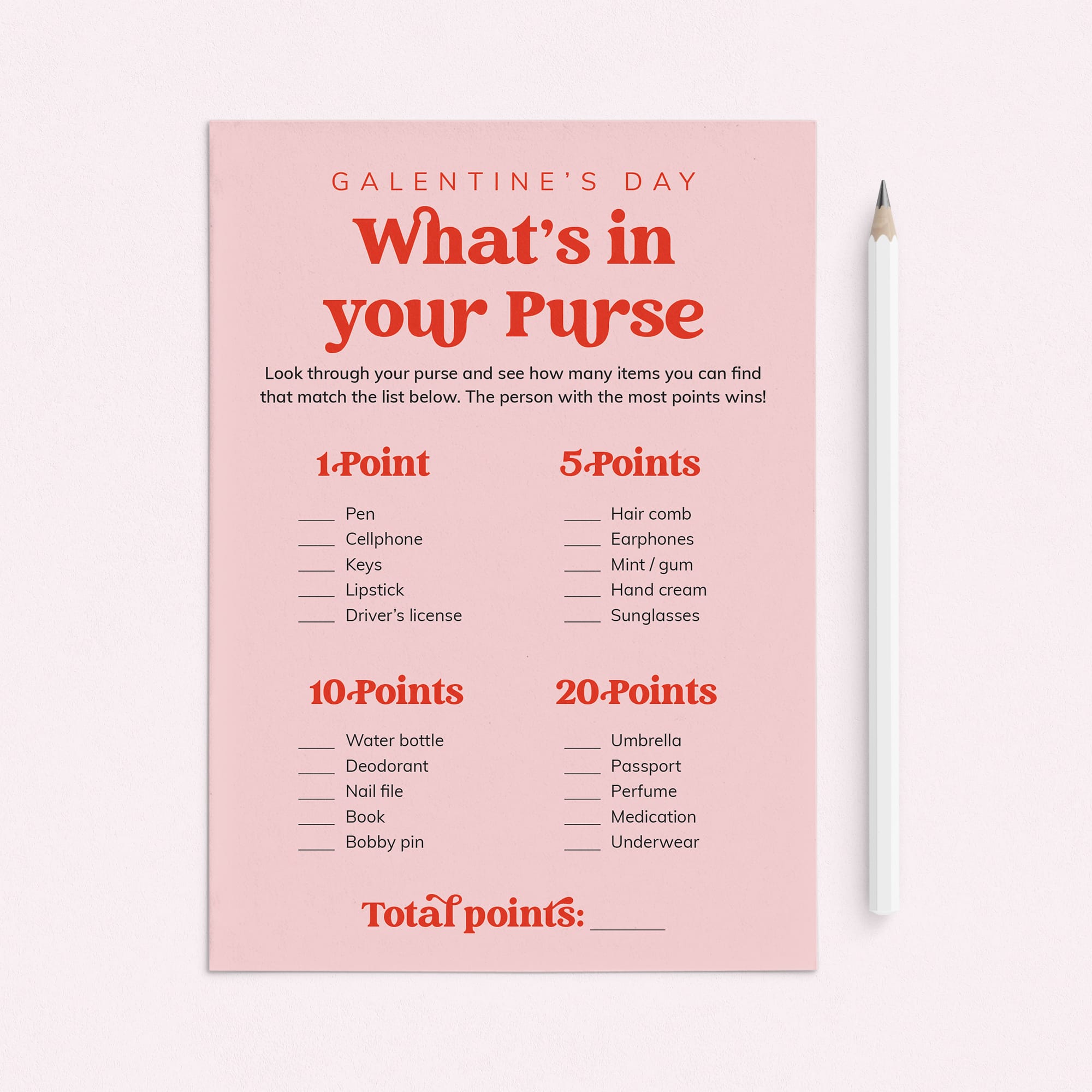 Galentine's Day Activity What's In Your Purse by LittleSizzle