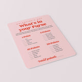 Galentine's Day Activity What's In Your Purse