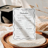 Wavy Border Graduation Party Game What's On Your Phone Printable