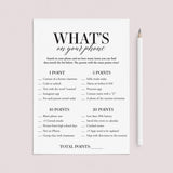 Printable Class Reunion Icebreaker Game What's On Your Phone by LittleSizzle