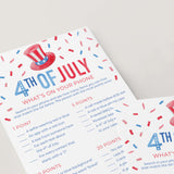 July 4th Adult Party Games Printable