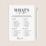 Printable Mens Birthday Party Game What's On Your Phone by LittleSizzle