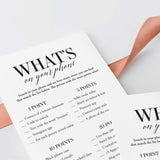 Printable Class Reunion Icebreaker Game What's On Your Phone