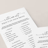 What's On Your Phone Retirement Party Game Printable