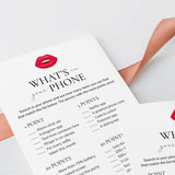 Whats On Your Phone Ladies Night Game Printable
