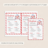 Holiday Party Game What's On Your Phone Printable