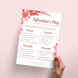 Valentines Whats On Your Phone Game Printable