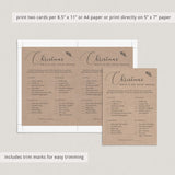 Rustic Christmas Game Whats On Your Phone Printable