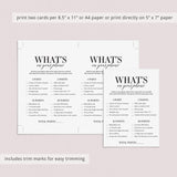 Printable Class Reunion Icebreaker Game What's On Your Phone
