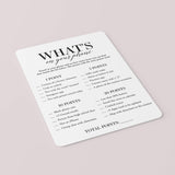 Printable Class Reunion Icebreaker Game What's On Your Phone