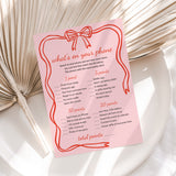 Ladies Night What's On Your Phone Printable Game Wavy Border