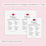 Whats On Your Phone Ladies Night Game Printable