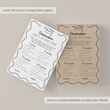 Wavy Border Graduation Party Game What's On Your Phone Printable