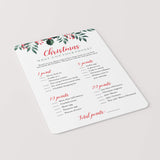 Christmas What's On Your Phone Game Printable