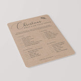 Rustic Christmas Game Whats On Your Phone Printable