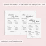 Adult Birthday Party Games Pack for Women Printable