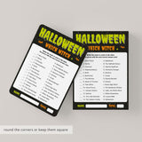 Which Witch Halloween Matching Game Printable