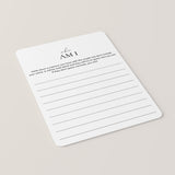 Who Am I Wedding Shower Game Printable