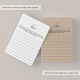 Who Am I Wedding Shower Game Printable