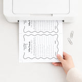 Who Knows The Graduate Best Cards Printable Wavy Border