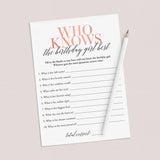 Born In 1955 70th Birthday Party Games Bundle For Women