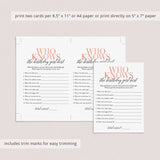 Who Knows The Birthday Girl Best Game Printable