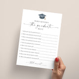 Modern Script Graduation Games Bundle Printable