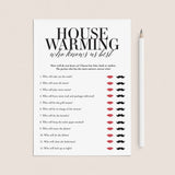 Moving In Together Game Who Knows Us Best Printable by LittleSizzle