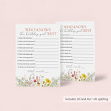 Wildflower Birthday Trivia Who Knows The Birthday Girl Best