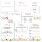 Wildflower Birthday Party Games for Her Printable by LittleSizzle