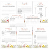 Wildflower First Birthday Party Games Bundle Printable by LittleSizzle