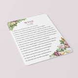 Wine Tasting Party Table Talk Topics